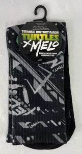 Rare- 1 Pair - Planet Sox - Nickelodeon - TMNT X Melo Socks Size 9-11 - Picture 1 of 4