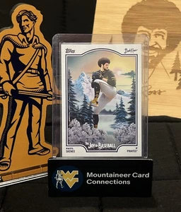 PAUL SKENES 2025 Topps x Bob Ross Joy of Baseball Happy Mistakes #HM-9 SSP - Picture 1 of 7