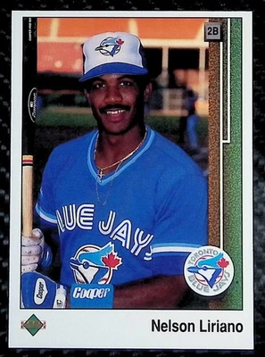 1989 Upper Deck #109 - Nelson Liriano - Toronto Blue Jays - Image 1 of 2