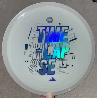 MVP Axiom Neutron Time-Lapse WHITE-on-WHITE SimonLine Special Edition Disc Golf - Image 1 of 4