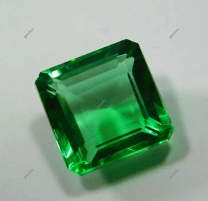 Natürlicher zertifizierter grüner Peridot quadratische Form 8,70 ct loser Edelstein - Bild 1 von 11