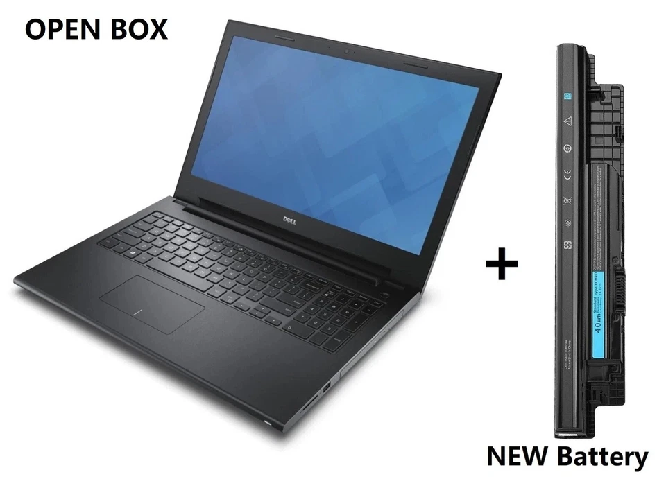 Dell Inspiron 15 3541 15.6" Laptop AMD A6-6310, 4GB RAM, 500GB HDD, Win 10-Z - Image 1 of 4