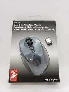 KENISNGTON Pro Fit Ratón Inalámbrico Tamaño Mediano Derecha Windows GRIS GRAFITO K72423AM - Imagen 1 de 8