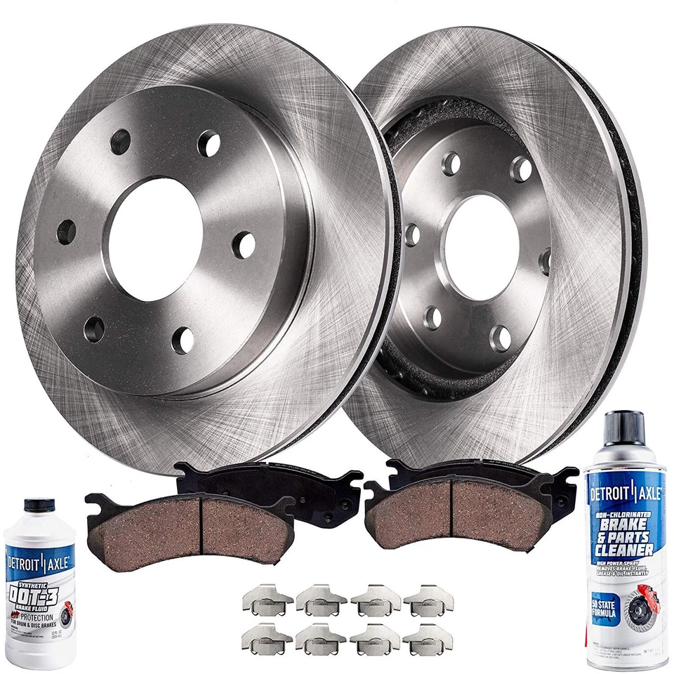 Front Brake Rotors + Brake Pads for 1999 2000 2001 2002 2003 2004 Toyota Tacoma - Image 1 of 1