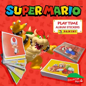 Panini Super Mario Playtime COMPLETE Sticker Collection (1-144 + M1-32) - Picture 1 of 2