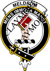 Meldrum Clan Crest Scottish Heraldry Car Sticker Coat Of Arms Highlands