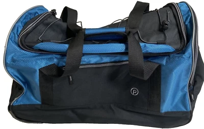 NUEVO Bolsa de Lona de Viaje Rodante Protege 25" - Azul - Mango Telescópico y Ruedas Foto 1 de 4