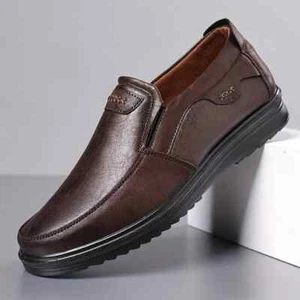 Herren Freizeit Halbschuhe mit PU-Leder Obermaterial, weich flexibel - Bild 1 von 2