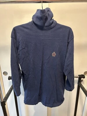 Camiseta De Colección Bugle Boy Company Manga Larga Cuello Tortuga Azul Mediano Foto 1 de 4