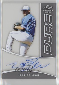 2015 Leaf Trinity Pure Auto Jose De Leon #P-JDL Auto