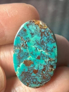 Multicolour Spiderweb Egyptian Turquiose 4.51g 25mm x 16mm Superb Quality Unique - Picture 1 of 4