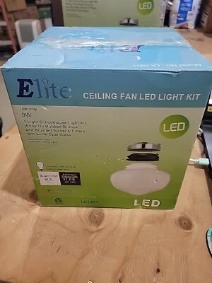 Элитный потолочный вентилятор светодиодный свет белый матовый никель или полированная маслом бронза LK1901  - Изображение 1 из 4