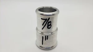 7/8 in. to 1 in. Transitional Hose Splicer from 6061 CNC Machined Aluminum - Picture 1 of 5