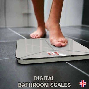 Escalas de pesaje digitales de baño IRRESISTIA para peso corporal 180 kg/400 lb - negras - Imagen 1 de 7