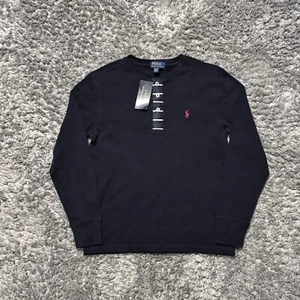 NEU Polo Ralph Lauren RL Pullover Sweatshirt Jugend Jungen Medium 10-12 dunkelblau - Bild 1 von 4