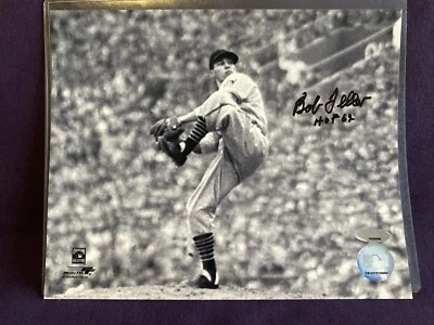 Bob Feller Signed Photo Autographed 8x10 COA W/Inscription HOF 62 - Image 1 of 4