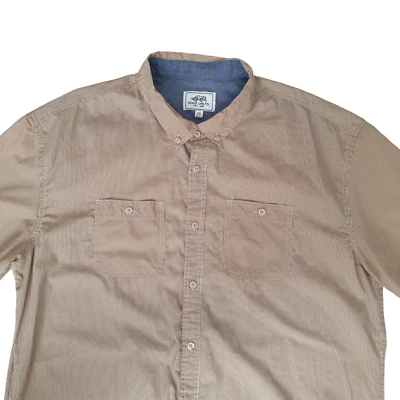 Ecko Unltd Shirt Mens 2XL Striped Short Sleeve Button Front - Image 1 of 4