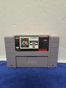 Madden NFL '94 1993 SNES Super Nintendo solo gioco testato funzionante - Foto 1 di 4