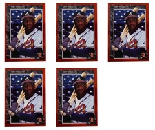 (5) 1992 Legends #14 Terry Pendleton Baseball Card Lot Atlanta Braves