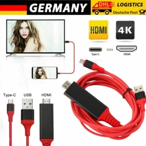 Micro USB auf HDMI Kabel USB 3.1 1080P HDTV Telefon zu 4K HDMI Adapter für Handy - Bild 1 von 12