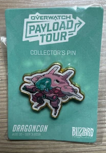 Overwatch Payload Tour D. Va Pin DRAGONCON 2018 Gold Blizzard Entertainment NEW - Picture 1 of 2