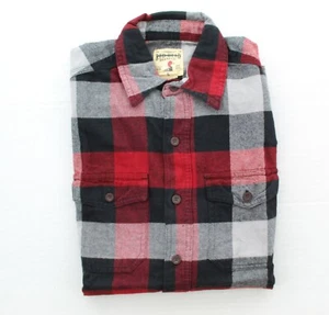 Redhead Flannel Button Up Shirt, Men's Regular Fit, Long Sleeve 100% Cotton - Picture 1 of 18