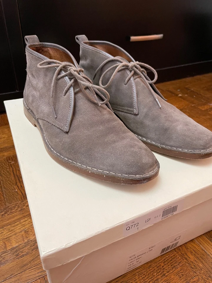 BOTAS CHUKKA COACH CALEB HOMBRE GRIS CLARO GAMUZA (TALLA 10,5M) Foto 1 de 4