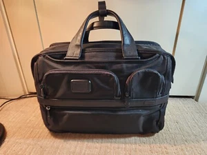 Tumi Alpha II Bag 2618002 3 Way Nylon Briefcase NWOT - Picture 1 of 9