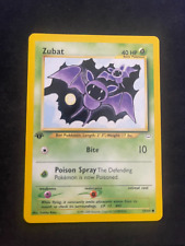 1st Edition Zubat 59/64 Neo Revelation Pokemon Card Vintage WOTC