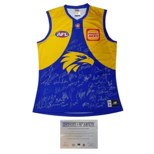 West Coast Eagles Football Club 2023 AFL Official Team Signed Guernsey - Picture 1 of 1