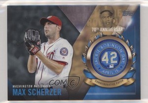 2017 Topps Jackie Robinson Day Commemorative Patch Max Scherzer #JRPC-MSC Patch