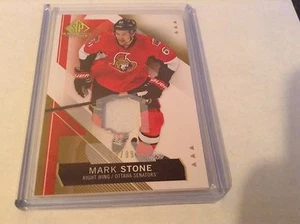 15-16 2015-16 SP GAME USED MARK STONE GOLD SPECTRUM JERSEY /99 28 SENATORS - Picture 1 of 1
