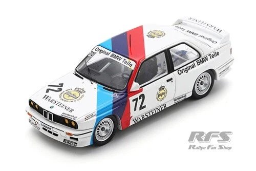 BMW M3 E30 24h Nürburgring 1987 Quester Warsteiner 1:43 Spark SG 608 - Bild 1 von 1