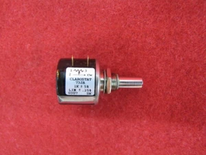 CLAROSTAT 73JA 1K Precision Potentiometer 2 watts. 10Turn 1/4" Shaft - Picture 1 of 2
