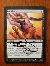 MTG Darkblast Ravnica: City of guilds Signed