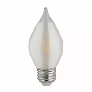 4W =40W LED Candle Light Thread Satin Spun Chandelier C15 E26 Base Warm White - Picture 1 of 2