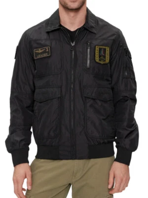 Giubbino Aeronautica Militare Uomo Frecce Tricolori Nero tg M, XL, 2XL, 3XL A... - Изображение 1 из 4