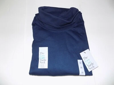 CROFT & BARROW EASY CARE KNIT TURTLENECK MENS SZ 3XL BIG -NAVY BLUE- NWT - Image 1 of 2