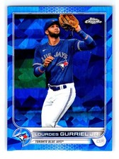 2022 Topps Chrome Sapphire Lourdes Gurriel Jr #54 Blue Jays