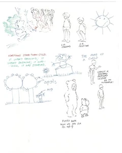 Winnie Puuh Disney TV 1988 Production Drawing Animator's Estate Z012 - Bild 1 von 1