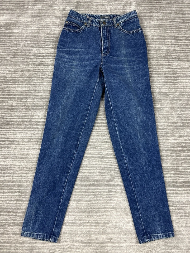 Pantalones de mezclilla vintage Liz Claiborne para mujer 8 azules LizWear tiro alto mamá Foto 1 de 4
