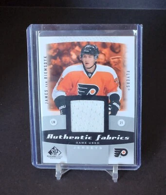 2010/11 SP Game Used AF-JV James Van Riemsdyk Authentic Fabrics Jersey Insert - Image 1 of 2