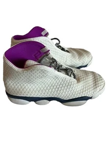 JORDAN HORIZON GG 819848 127 SAIL/HYPR VIolet SHOES 7Y Sneakers High Top Youth - Picture 1 of 7