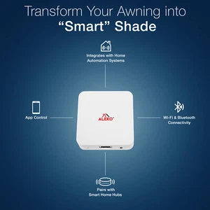 Aleko LAN Kabel Wi-Fi Smart Hub Steuerung für motorisierte Terrassenmarkisen - Bild 1 von 10