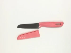 8" Pink Portable Knife Stainless Steel Fruit Knife for Kitchen with cover - Picture 1 of 4