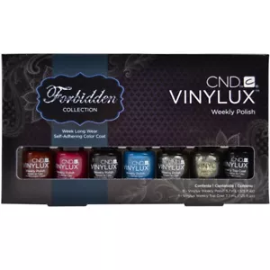 CND Mini Vinylux Forbidden Collection 7 PC included Top Coat - Picture 1 of 1