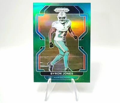 2021 Panini Prizm Byron Jones Prizm Holo Refractor Miami Dolphins Football NFL - Image 1 of 4