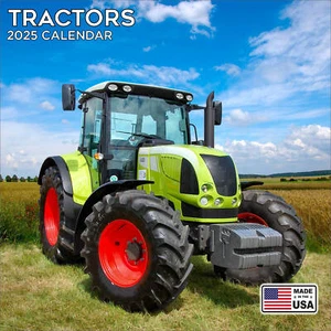 Calendario Tractores 2025 - Calendario de Pared Agrícola - ¡Hecho en EE. UU.! - Imagen 1 de 8