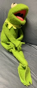 Vintage 1976 Fisher Price #850 Kermit der Frosch 18 Zoll Stofftier Plüschpuppe Jim Henson - Bild 1 von 10
