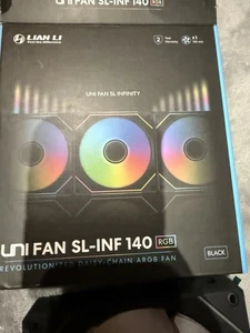 Lian Li UNI FAN SL-INF 140 ARGB PWM Lüfter - 140mm, schwarz - Bild 1 von 4